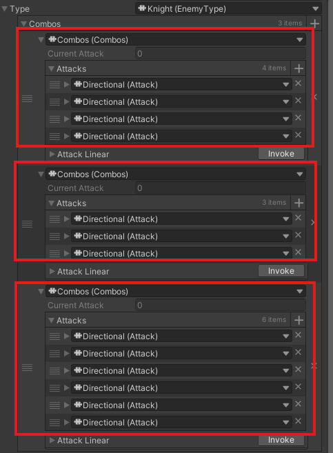 Knight Combo Composition