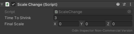Scale Change Script