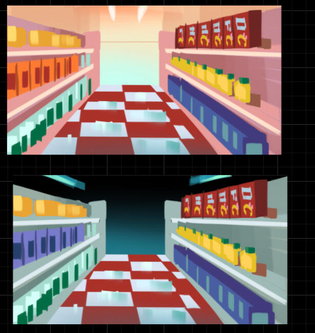 Encounter Concept (Light vs Dark Ideation)